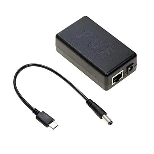 UCTRONICS USB-C PoE Splitter Gigabit, 5V 4A Power Supply for Raspberry Pi 4 & More | IEEE 802.3at/af thumbnail 1