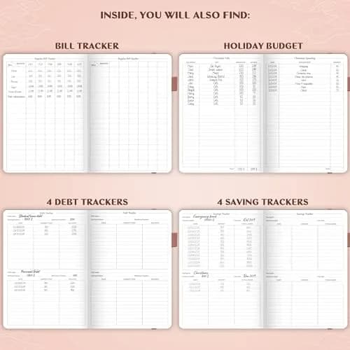 Legend Budget Planner Undated Monthly Budgeting & Bill Book Rose Gold A5 (5.5'' x 8.3'') | Budget Tracker for Home & Students thumbnail 5