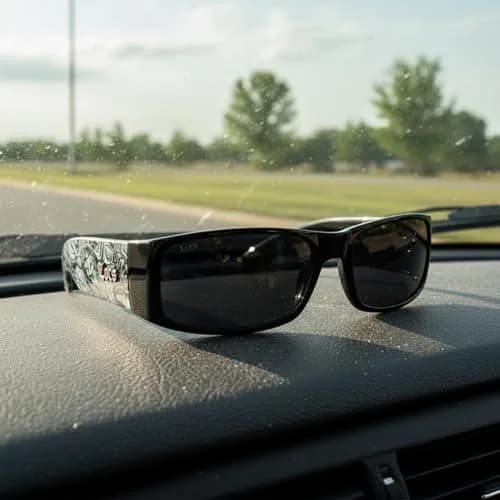 Locs Hardcore Black 0103 Sunglasses | UV400 Protection, Black Graffiti Frame thumbnail 4