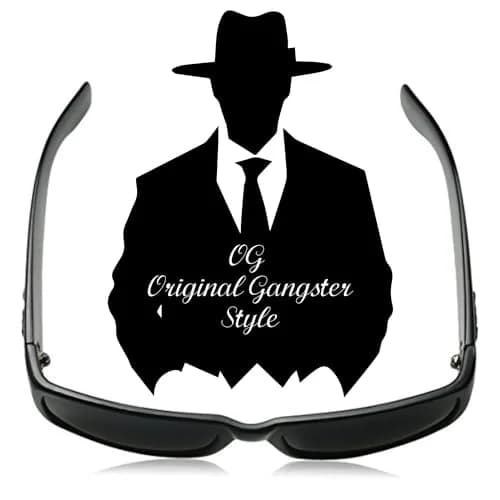 Locs Hardcore Black 0103 Sunglasses | UV400 Protection, Black Graffiti Frame thumbnail 8