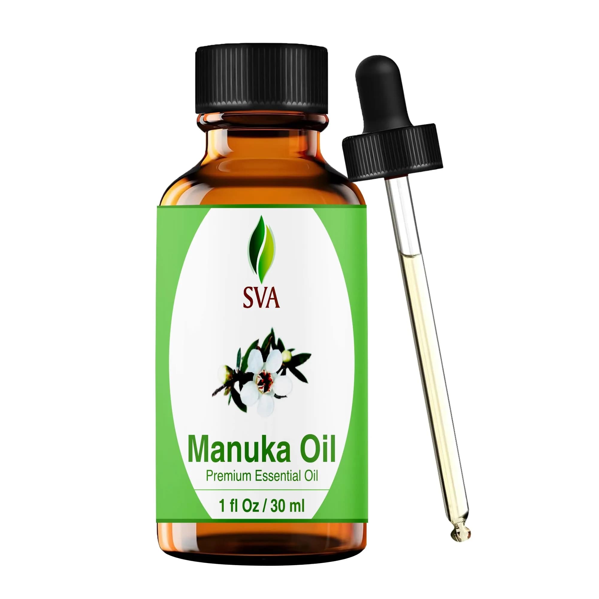 SVA Organics Manuka Essential Oil 1 Fl Oz (30 ml) - Pure & Natural - main product image