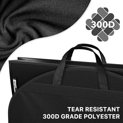 Simple Houseware 43" Travel Garment Bag with Pockets | Heavy Duty Suit Bag for Suits & Dresses thumbnail 3