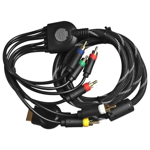 TENINYU PS3 Component AV Cable 6 ft (1.83 m) | High Resolution HDTV Multi Out RCA Audio Video Cable for PS2/PS3/PS3 Slim thumbnail 6