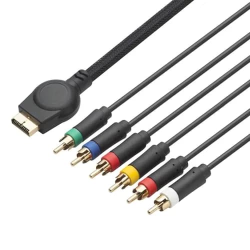 TENINYU PS3 Component AV Cable 6 ft (1.83 m) | High Resolution HDTV Multi Out RCA Audio Video Cable for PS2/PS3/PS3 Slim thumbnail 2