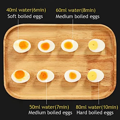 VOBAGA Electric Egg Cooker Retro Green 1.04 kg (2.2 lb) | Rapid Boiler for 7 Eggs, Steamed Veggies & Dumplings thumbnail 6