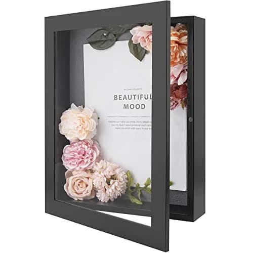 Golden State Art 11x14 Black Shadow Box Frame 2-inch Depth | Wall Display for Photos & Mementos thumbnail 1