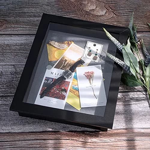 Golden State Art 11x14 Black Shadow Box Frame 2-inch Depth | Wall Display for Photos & Mementos thumbnail 9