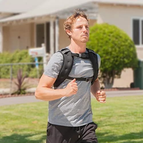 ProsourceFit Exercise Weighted Training Vest - 12lb | Adjustable, Durable & Balanced for Men & Women thumbnail 7