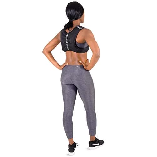 ProsourceFit Exercise Weighted Training Vest - 12lb | Adjustable, Durable & Balanced for Men & Women thumbnail 4