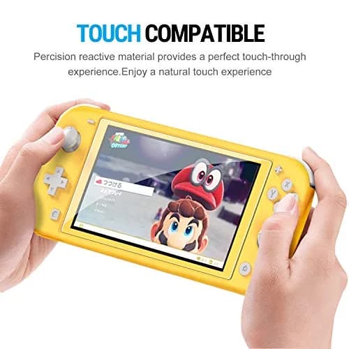 ivoler 4 Pack Screen Protector Tempered Glass for Nintendo Switch Lite, Transparent HD 9H Hardness | Clear Anti-Scratch Bubble-Free Fit thumbnail 7