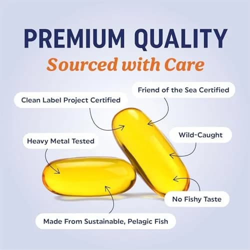MAV NUTRITION Triple Strength Omega 3 Fish Oil 3600 mg, EPA & DHA, 2100mg Omega-3, 180 Softgels | Doctor-Formulated for Heart & Brain Health thumbnail 3