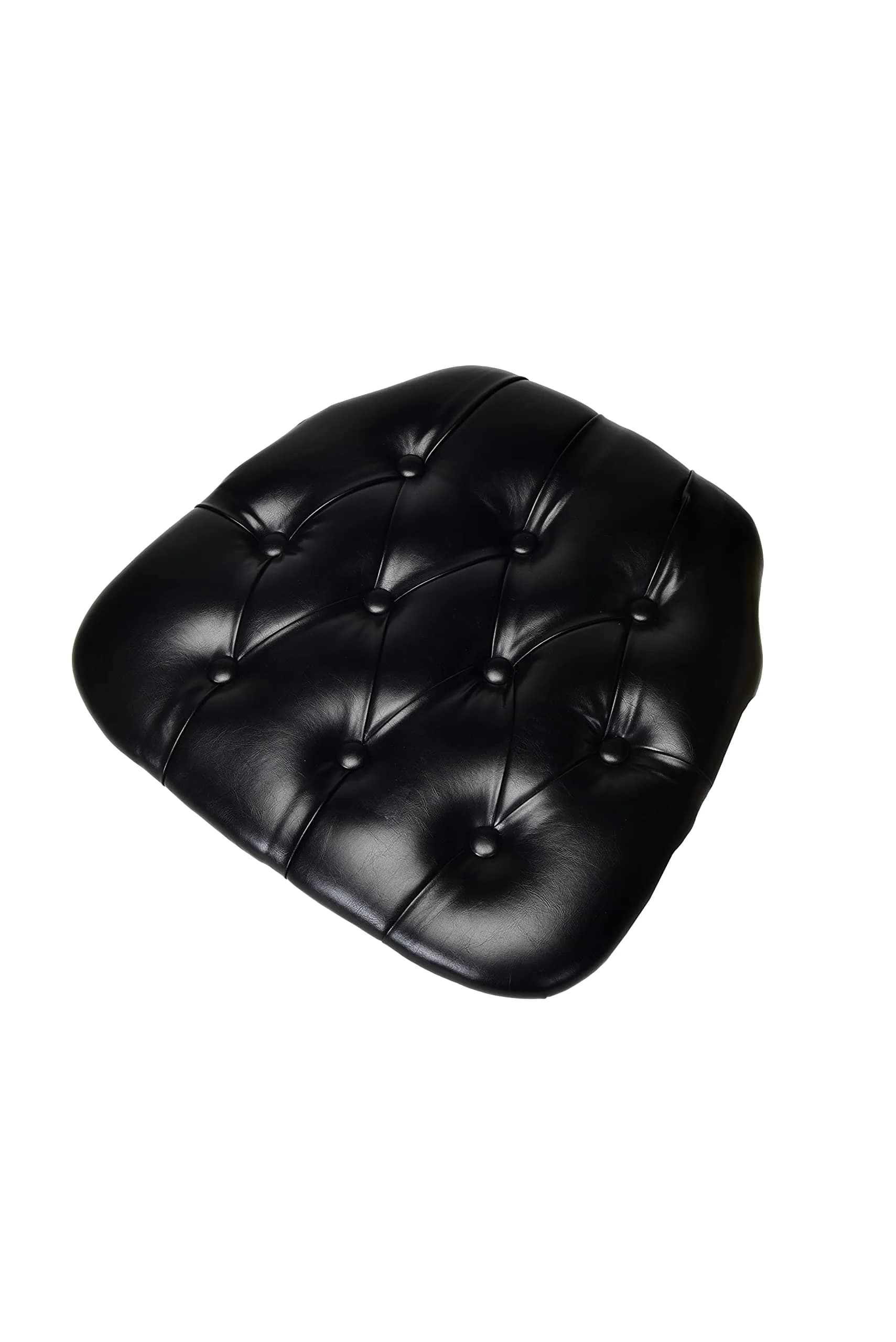 Commercial Seating Products Indoor/Outdoor Black Tufted Vinyl Cushions (Set of 6) | Durable Foam & Vinyl Seat Cushions thumbnail 2