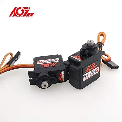AGFRC B11DLS 2.8kg Micro RC Servo Kit, 2-Pack | High Precision Digital Servos for RC Vehicles thumbnail 2