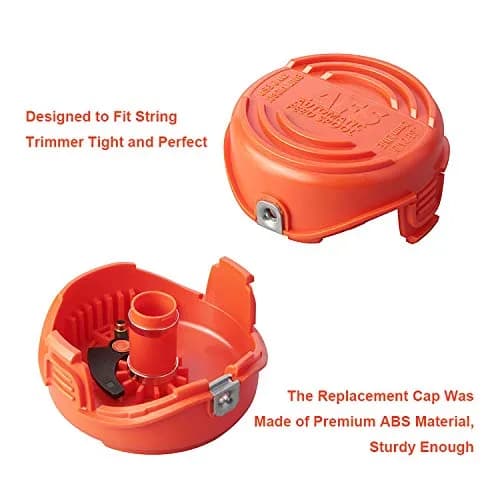 THTEN SF-080 Spool Cap Covers for Black+Decker GH3000 LST540 Weed Eater | 2-Pack, 0.080-inch Line thumbnail 3