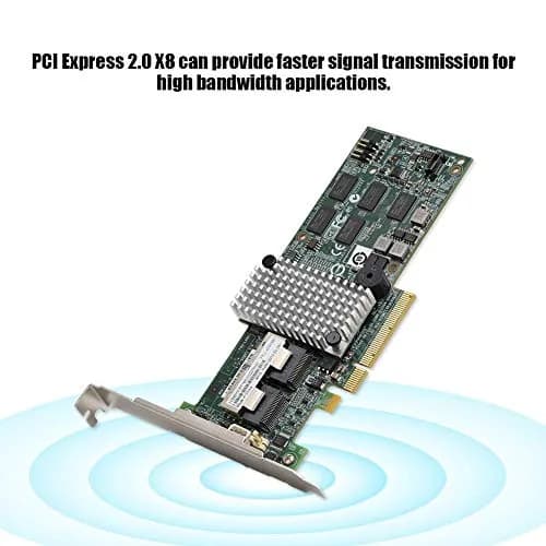 FOSA SAS Controller Card PCIe x8 6Gb/s 8 Port Storage Array for Servers | High-Performance RAID thumbnail 2
