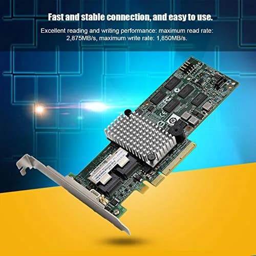 FOSA SAS Controller Card PCIe x8 6Gb/s 8 Port Storage Array for Servers | High-Performance RAID thumbnail 3