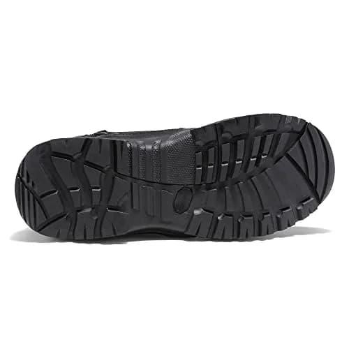 NORTIV 8 Men's Black Side Zipper Tactical Work Boots 9 US (42 EU) | Genuine Leather Ankle-High Protection thumbnail 6