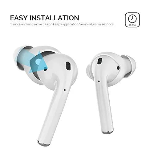 AhaStyle 4 Pairs AirPods Ear Tips Silicone Earbuds Cover for Apple AirPods & EarPods | 2 Pairs Large & 2 Pairs Small thumbnail 4