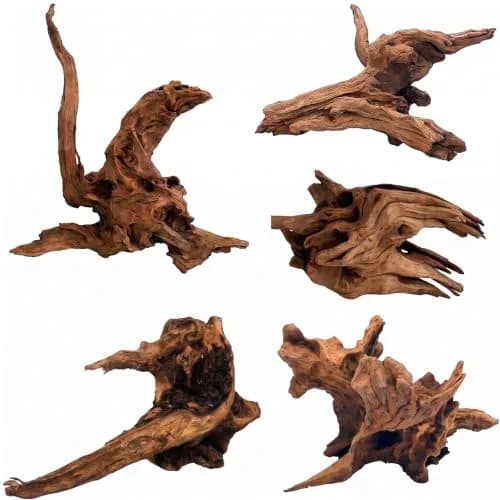 Hamiledyi Aquarium Driftwood 3.5-7in | Natural Betta Fish Tank Decor Accessories thumbnail 1
