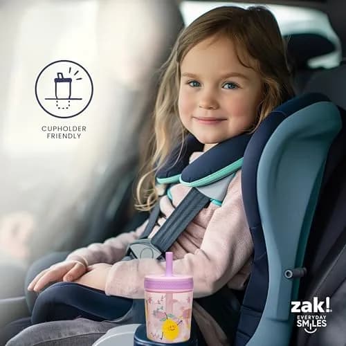 Zak Designs Disney Frozen II Kelso Tumbler Set, Leak-Proof 15 oz | Durable Plastic & Silicone Kids Bundle thumbnail 7