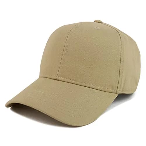 Armycrew XXL Oversize High Crown Baseball Cap Khaki | Deep Crown Fit for 2XL-3XL thumbnail 1