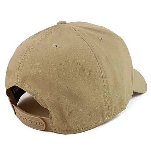 Armycrew XXL Oversize High Crown Baseball Cap Khaki | Deep Crown Fit for 2XL-3XL thumbnail 3