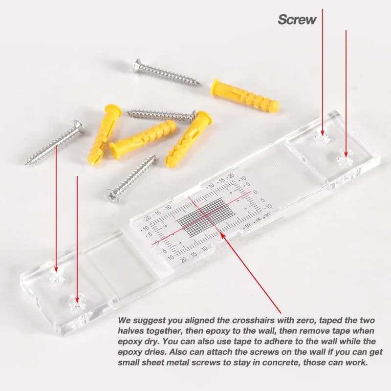 Mountlaser Tell-Tale Crack Monitor 1PCS | Measures Wall Cracks Accurately - view 4