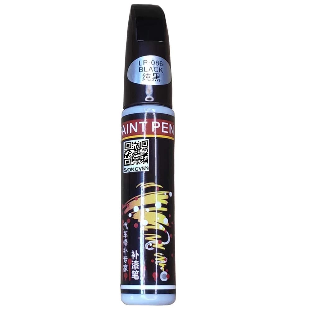 SONGVEN Black Car Touch Up Pen for Deep Scratches | 12ml (0.4 Fl Oz) - main product image