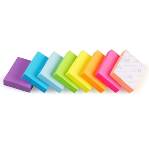 Winner Aura Self-Stick Notes 1.5x2 in Bright Colors Pack of 8 | Reusable & Easy Notice thumbnail 4