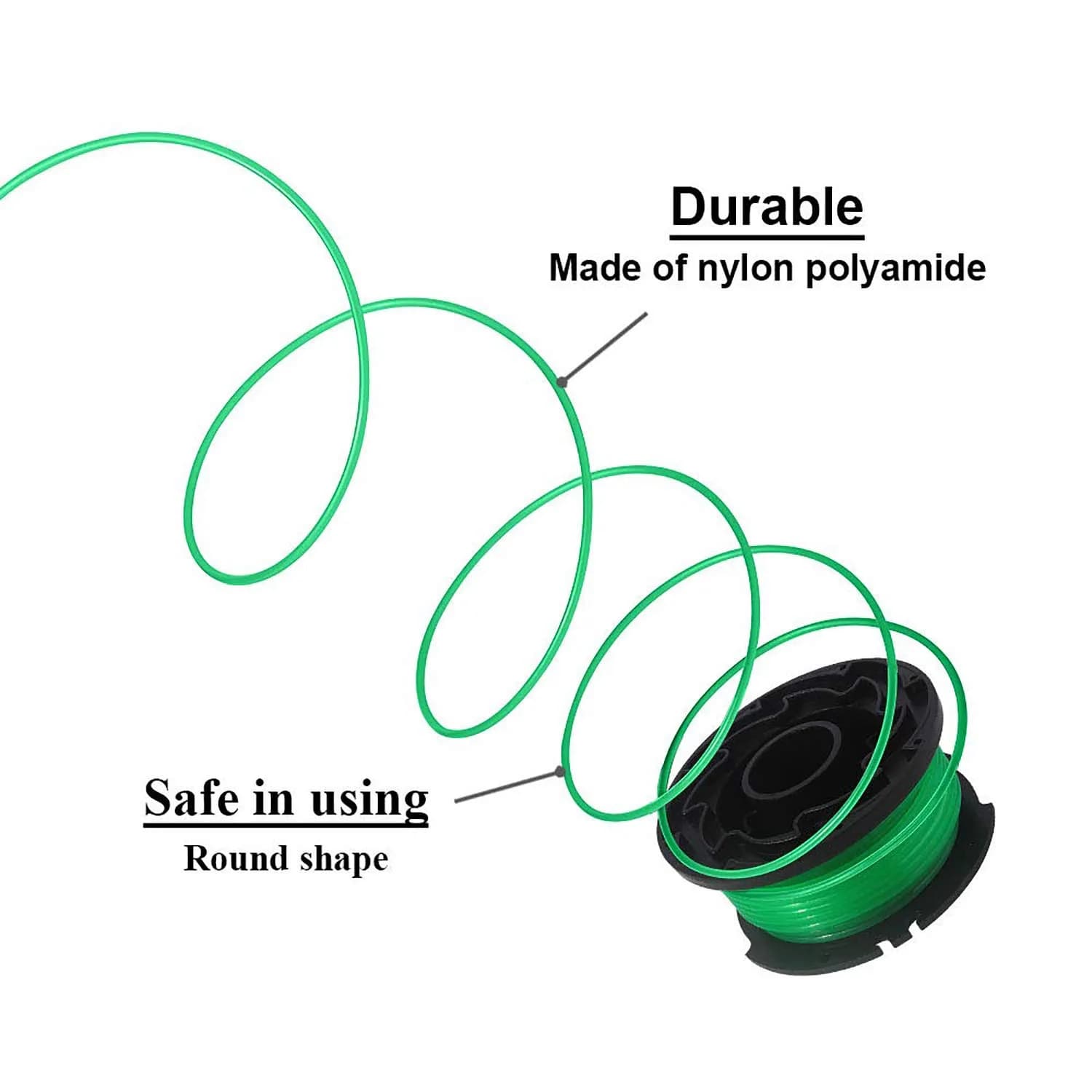 THTEN SF-080 Trimmer Spool 0.080" (20ft) | Compatible with Black Decker GH3000 LST540 - view 3