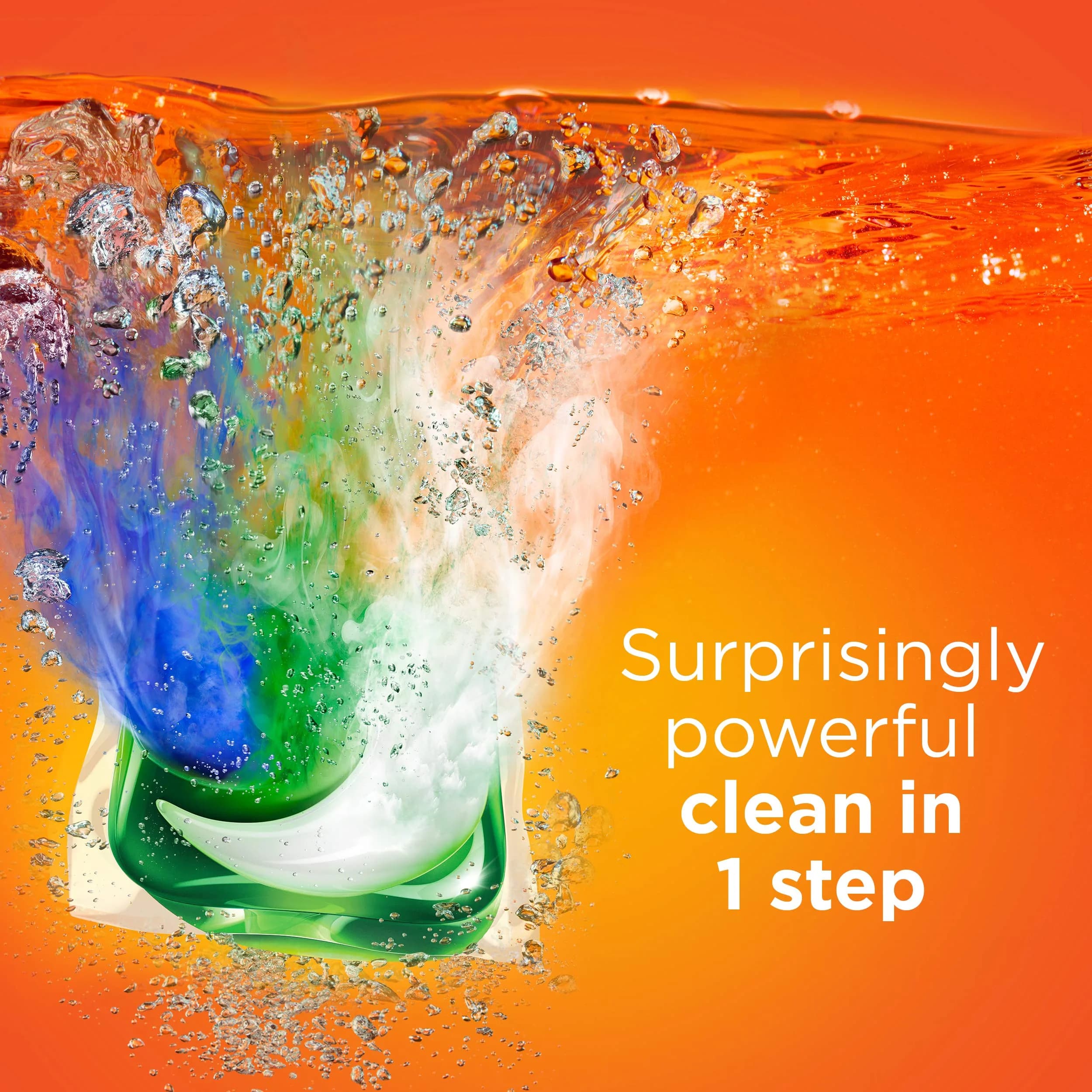 Tide 3-Compartment 3-in-1 Hepod Laundry Detergent Pacs | Concentrated Formula for Indian Households - view 7
