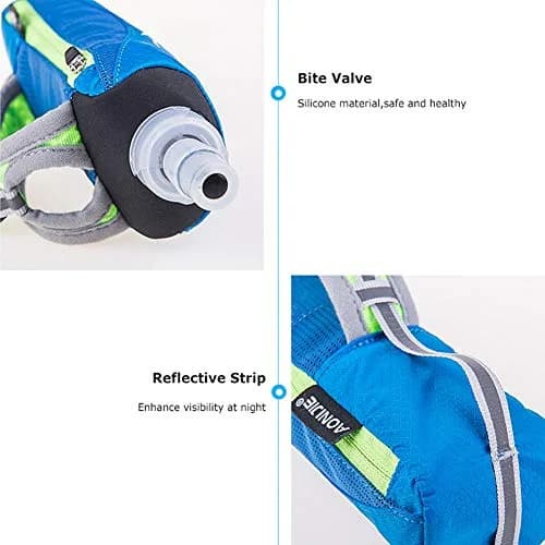 AONIJIE Quick Grip Handheld Soft Water Bottle 500ml | Lightweight Hydration Pack for Running thumbnail 5