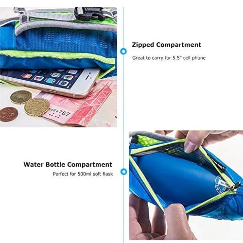 AONIJIE Quick Grip Handheld Soft Water Bottle 500ml | Lightweight Hydration Pack for Running thumbnail 6