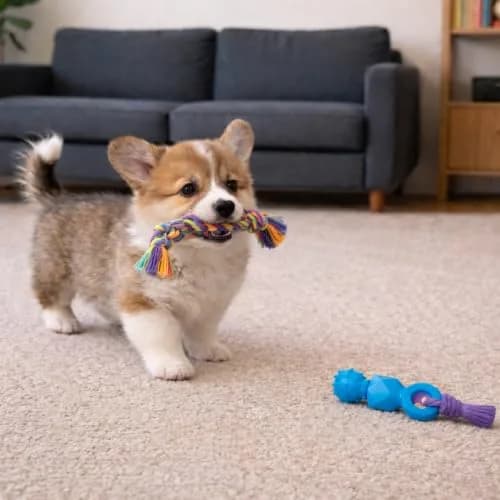 Pupstages Mini Dentachew Dental Dog Chew Toys, 5-8" | Supports Healthy Gums & Teething (110 characters) thumbnail 5
