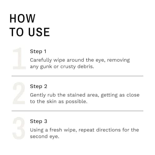 Eye Envy Tear Stain Wipes for Dogs 60 Wipes | Gently Clean & Remove Stains with Natural Formula thumbnail 5