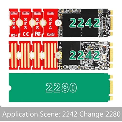 RingBuu Extended Bracket for M.2 NVMe SSDs | Adjustable, Stable, Metal (2230-2280) | India thumbnail 7