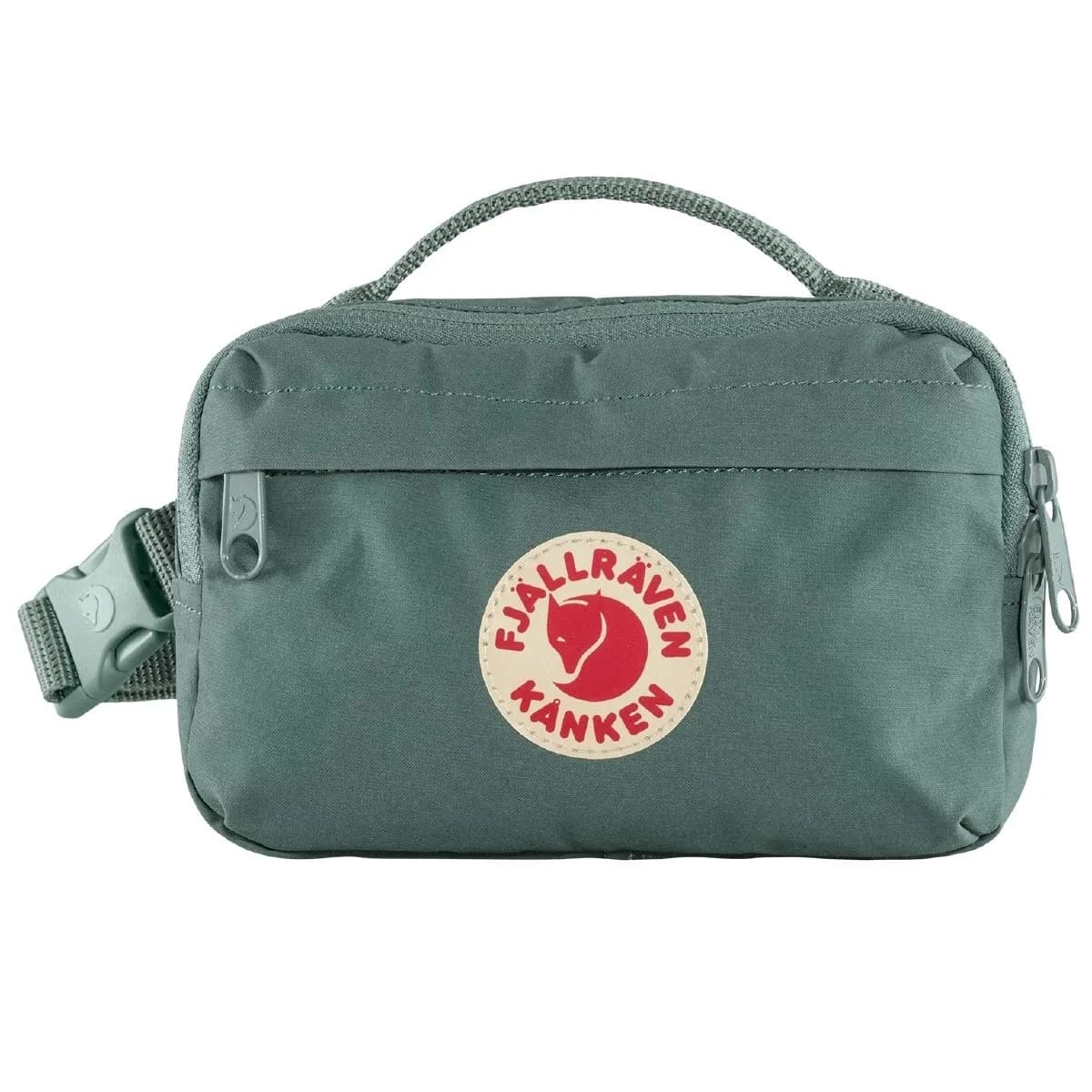 Fjällräven Kanken Hip Pack, Frost Green | Water-Resistant Vinylon F Fabric, Adjustable Hip Belt - main product image