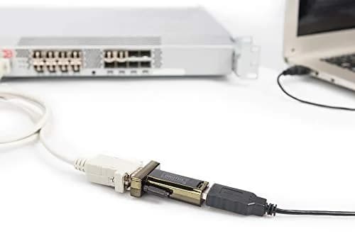 DIGITUS USB to Serial Adapter - RS232 Converter - USB 2.0 Type A to DSUB 9M - PL2303GT Chipset - Includes 80 cm Cable | Data exchange between PC and serial peripherals thumbnail 6