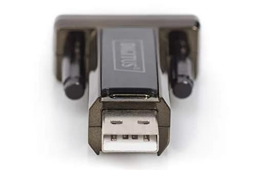 DIGITUS USB to Serial Adapter - RS232 Converter - USB 2.0 Type A to DSUB 9M - PL2303GT Chipset - Includes 80 cm Cable | Data exchange between PC and serial peripherals thumbnail 9