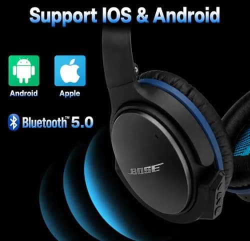 YOCOWOCO aptX Wireless Bluetooth Adapter for Bose QC25 | Supports aptX HD & LL, Built-in Mic, 6H Playtime thumbnail 5