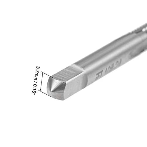 uxcell Machine Tap #10-24 UNC Thread 2B Class 3 Flutes High Speed Steel Screw Threading Tap Tapping Tool 5pcs | Rapid Chip Removal & Durable Steel thumbnail 4