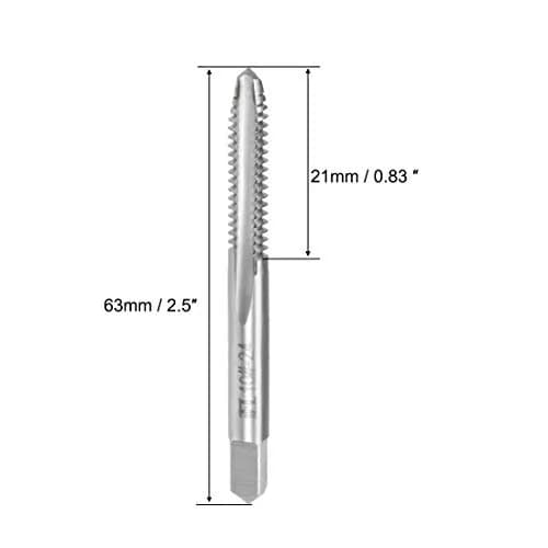 uxcell Machine Tap #10-24 UNC Thread 2B Class 3 Flutes High Speed Steel Screw Threading Tap Tapping Tool 5pcs | Rapid Chip Removal & Durable Steel thumbnail 2