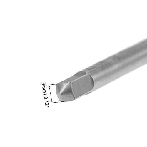 uxcell Machine Tap #6-32 UNC Thread 2B Class 3 Flutes High Speed Steel Screw Threading Tap 5pcs | Precision Machining Tool for India thumbnail 4