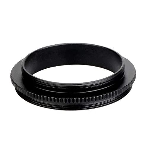SVBONY SV130 M48 to M42 Male Telescope Adapter Black | Durable Metal Knurling Design thumbnail 1