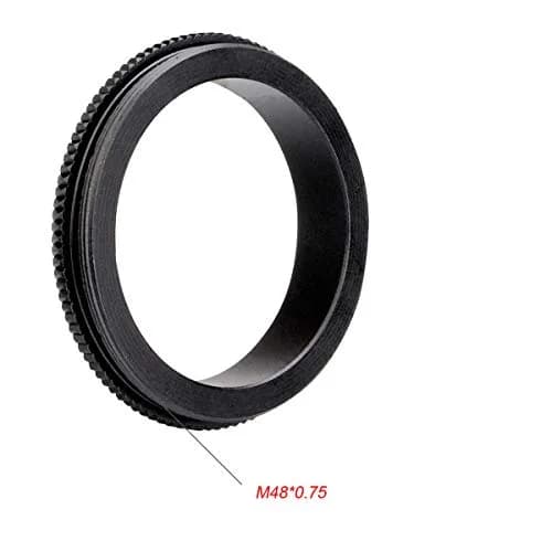 SVBONY SV130 M48 to M42 Male Telescope Adapter Black | Durable Metal Knurling Design thumbnail 4
