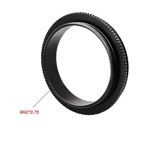 SVBONY SV130 M48 to M42 Male Telescope Adapter Black | Durable Metal Knurling Design thumbnail 3