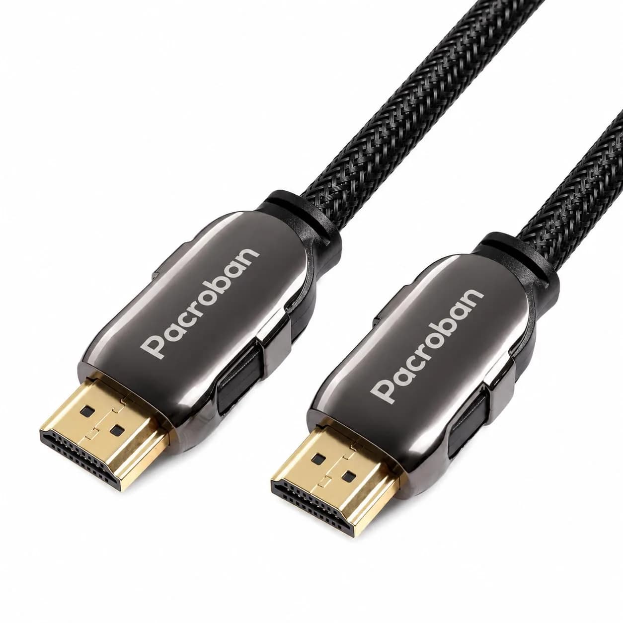 Pacroban HDMI 2.1 Cable 10ft | 8K60 / 4K120, eARC, Braided High-Speed HDMI for TV, PS5, Xbox — 10ft