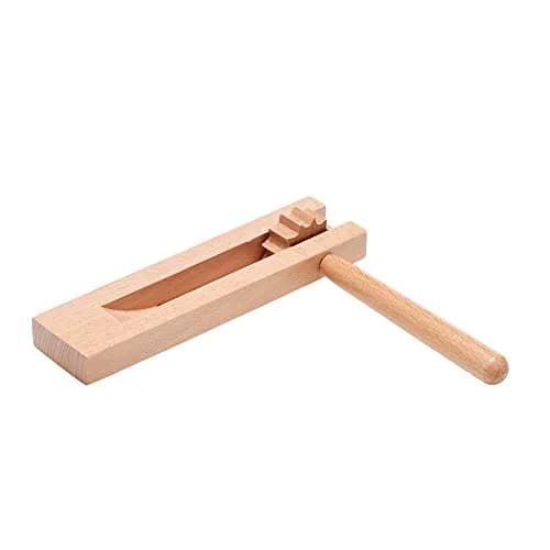 DOMG Wooden Spinning Ratchet Noise Maker Grogger | Traditional Mexican Noisemaker for Parties & Celebrations thumbnail 3