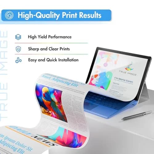 TRUE IMAGE 054H Toner Cartridge Set for Canon MF642Cdw MF644Cdw LBP622Cdw MF641Cw | High Yield 4-Pack thumbnail 4