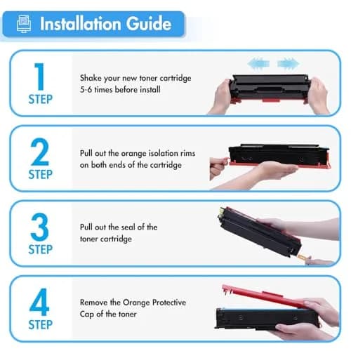 TRUE IMAGE 054H Toner Cartridge Set for Canon MF642Cdw MF644Cdw LBP622Cdw MF641Cw | High Yield 4-Pack thumbnail 5